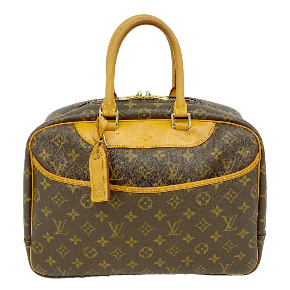LOUIS VUITTON Authentic Brown Monogram Deauville Bag